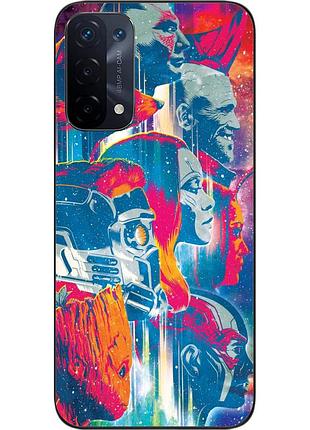 Силиконовый чехол epik для oppo a54 5g с картинкой стражи галактики арт