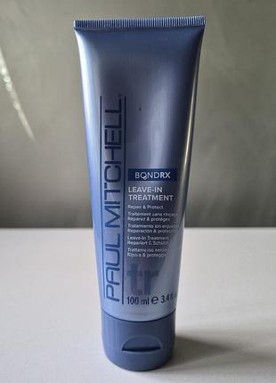 Paul mitchell bond rx leave-in treatment. несмываемая маска для волос. кондиционер. термозащита.