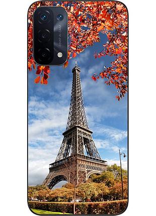 Бампер силиконовый чехол epik для oppo a54 5g с картинкой башня