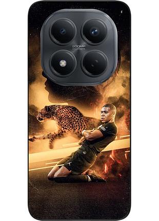 Силиконовый чехол бампер epik для xiaomi redmi note 15 pro 5g с рисунком мбаппе