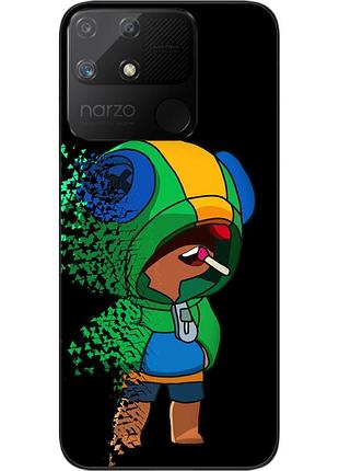 Чохол силіконовий epik для realme narzo 50a з картинкою бравл леон