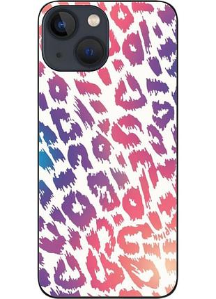 Силиконовый чехол epik для iphone 13 с картинкой леопардовый принт