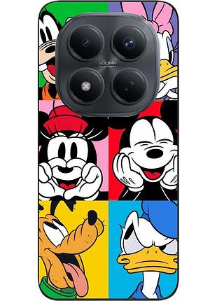 Чохол силіконовий epik для xiaomi redmi note 15 pro 4g з зображенням міккі та друзі яскраві емоції