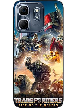 Силиконовый чехол epik для infinix hot 50i с картинкой трансформеры