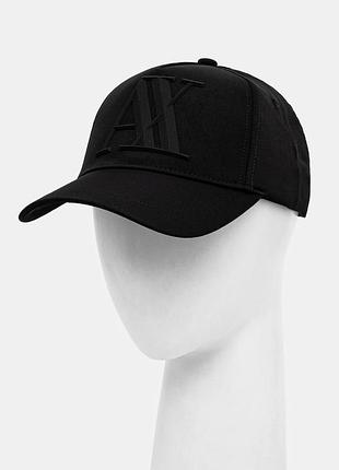Чоловіча бейсболка armani exchange (оригінал) — стильний total black