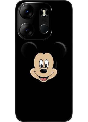 Силиконовый чехол для tecno spark go 2023 bf7 с картинкой микки