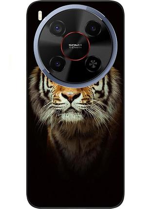 Силіконовий чохол epik для zte nubia v70 max з принтом тигр