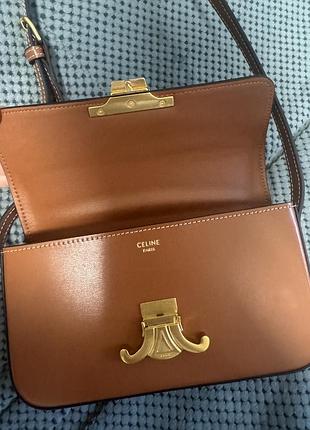 Коричнева сумка celine 2
