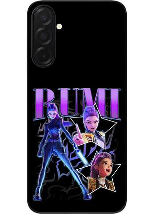 Чехол силиконовый epik для samsung galaxy a57 с картинкой rumi неоновый клинок