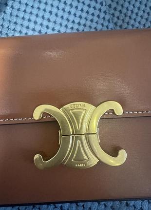 Коричнева сумка celine 5