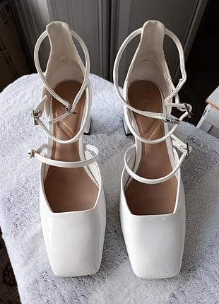 Туфли лаковые zara 4