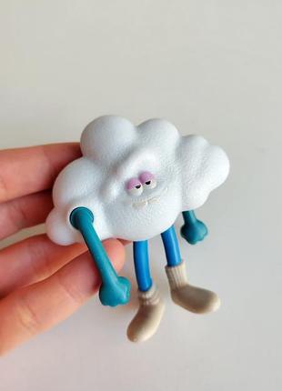 Коллекционная игрушка фигурка макдональдс хеппи мил облако cloud guy из мультфильма тролли миррой тур trolls world tour mcdonald's happy meal 2020 5