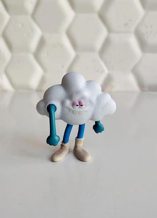 Коллекционная игрушка фигурка макдональдс хеппи мил облако cloud guy из мультфильма тролли миррой тур trolls world tour mcdonald's happy meal 2020