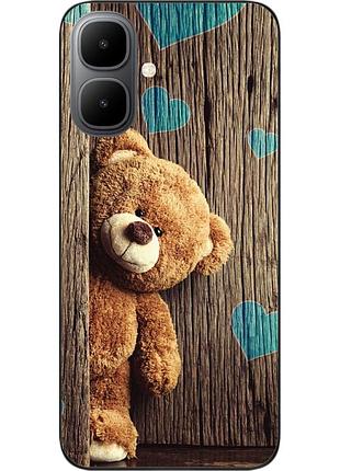 Бампер силиконовый чехол epik для infinix smart 10 (x6725) с картинкой мишка