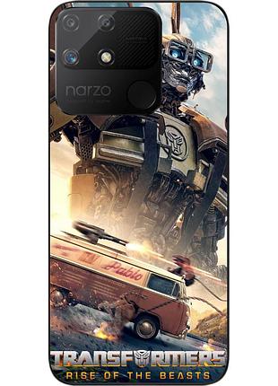 Силиконовый чехол epik для realme narzo 50a с картинкой уилджек трансформеры