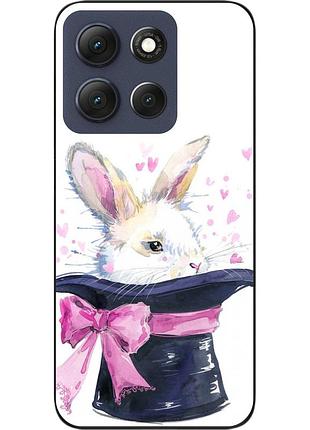 Чехол силиконовый epik для motorola moto g56 5g с принтом кролик