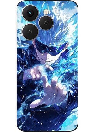 Силіконовий чохол epik для tecno spark 40 (km5n) з принтом jujutsu kaisen сила годжо