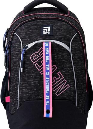 🕊️ рюкзак kite education teens 720 г 40x28x16 см 16 л темно-сірий