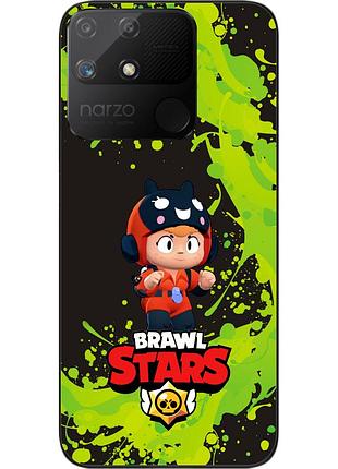 Чехол силиконовый epik для realme narzo 50a с картинкой бравл беа