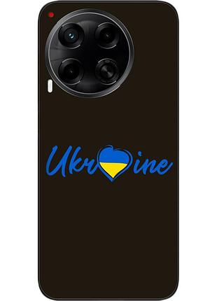 Силиконовый чехол epik для tecno camon 30 (cl6) с картинкой украина