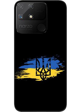 Силиконовый чехол epik для realme narzo 50a с картинкой герб