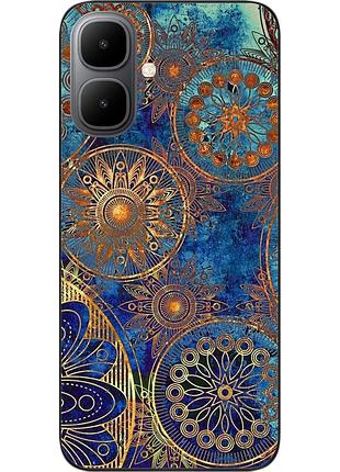 Силиконовый чехол epik для infinix smart 10 (x6725) с принтом круги винтаж