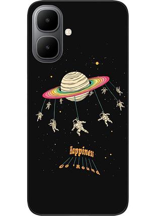 Силиконовый чехол бампер epik для infinix smart 10 (x6725) с рисунком карусель