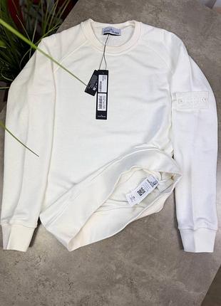 Свитшот stone island white ghost 3
