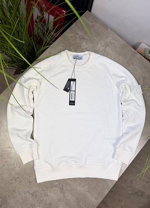 Свитшот stone island white ghost 2