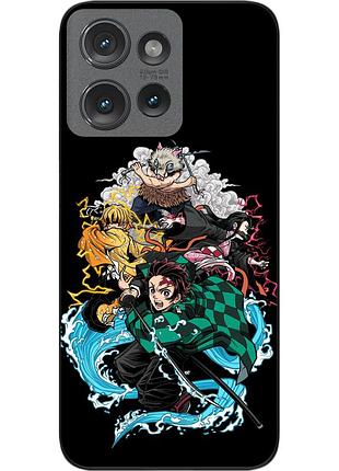 Силиконовый чехол epik для motorola edge 50 с принтом demon slayer сила воды