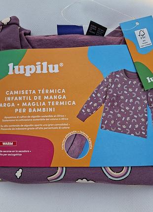 Термолонгслив для девушек lupilu 3