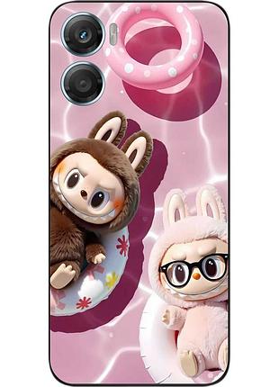 Силіконовий чохол epik для motorola g06 з зображенням лабубу басейн