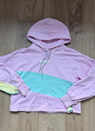 Жіноче вкорочене худі puma
