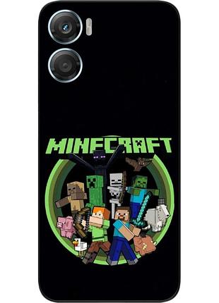 Чохол силіконовий epik для motorola g06 з принтом minecraft битва за виживання