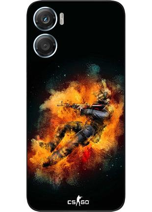 Силіконовий чохол epik для motorola g06 з принтом контр страйк