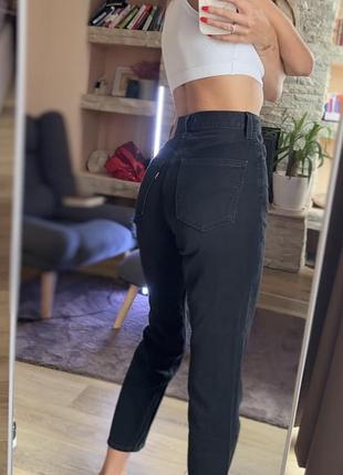 Джинси levis чорні висока посадка 4