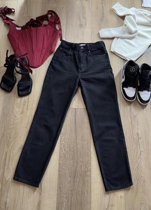 Джинси levis чорні висока посадка 5