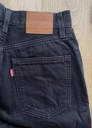 Джинси levis чорні висока посадка 8