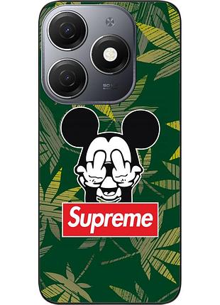 Силиконовый чехол epik для tecno spark 20 (kj5n) с картинкой микки supreme