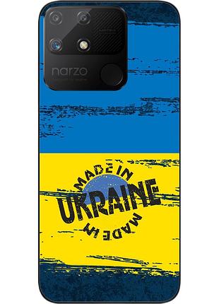 Силіконовий чохол epik для realme narzo 50a з картинкою зроблений в україні