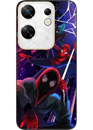 Силіконовий чохол epik для infinix zero 30 4g з картинкою павук через універсальні