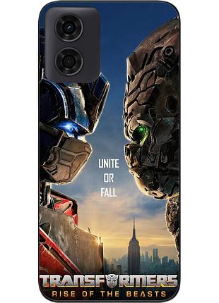 Силиконовый чехол epik для motorola g04 с картинкой трансформеры звероботы