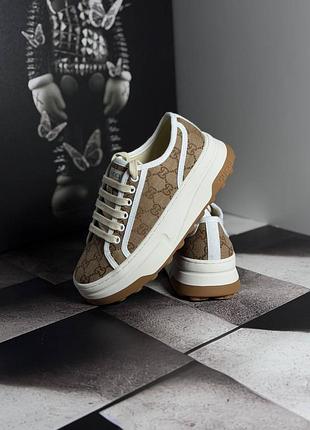 Gucci gg canvas sneakers 3