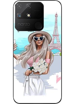 Оригинальный чехол epik для realme narzo 50a с картинкой селфи