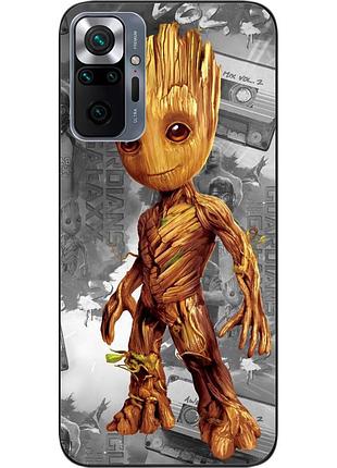 Силіконовий чохол epik для xiaomi redmi note 10 pro з картинкою малюк грут