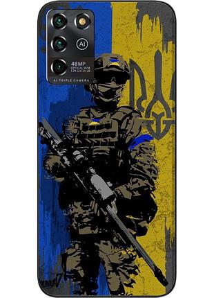 Силіконовий чохол epik для zte blade v30 vita з картинкою зсу