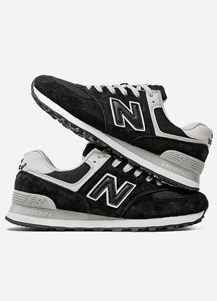 New balance  574 black/white 5