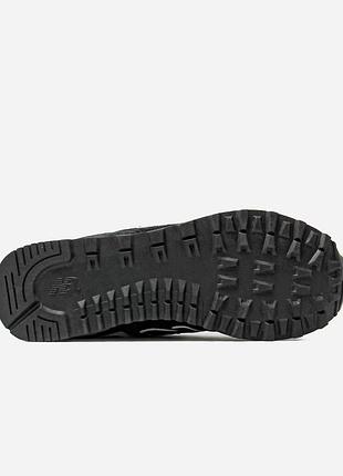 New balance  574 black/white 7