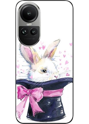 Чехол силиконовый epik для oppo reno 10 5g / 10 pro 5g с картинкой кролик