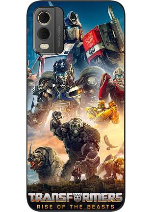 Силіконовий чохол epik для nokia c32 з картинкою трансформери